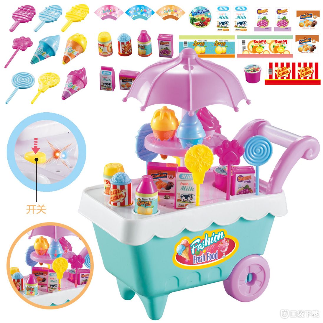 冰淇淋车玩具收纳方法:教你如何整理冰淇淋车玩具